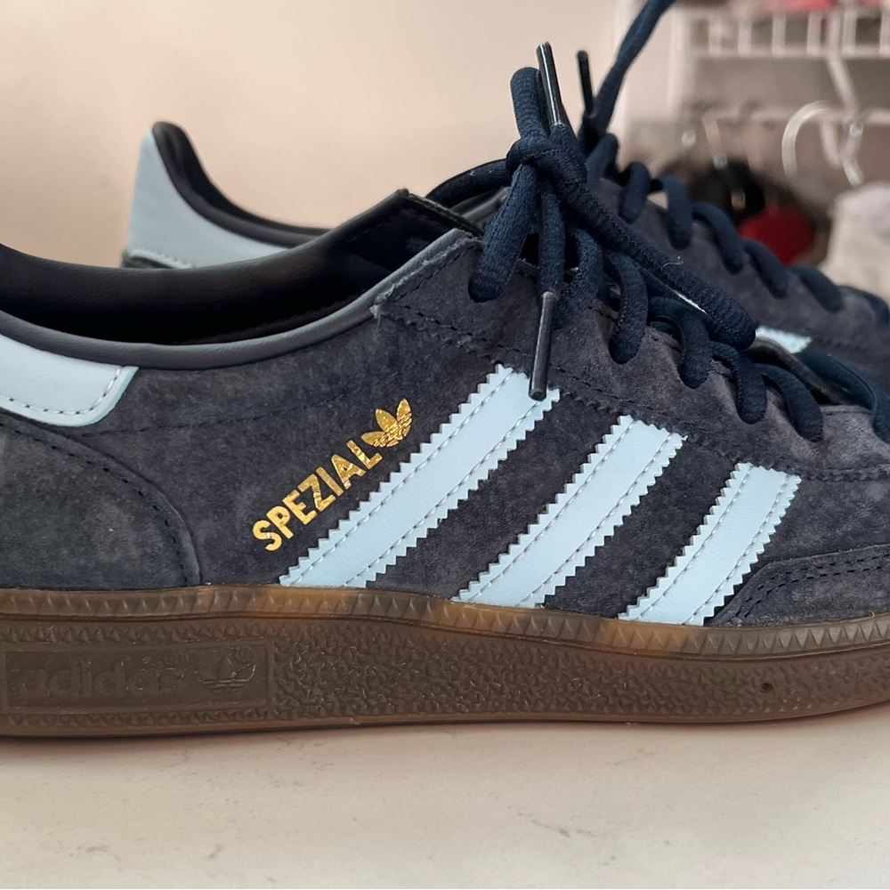 Adidas Spezial Dark Blue and Light Blue Shoes